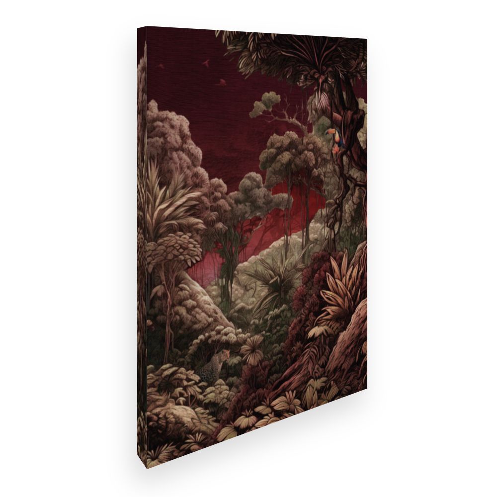 Toile Jungle mystérieuse