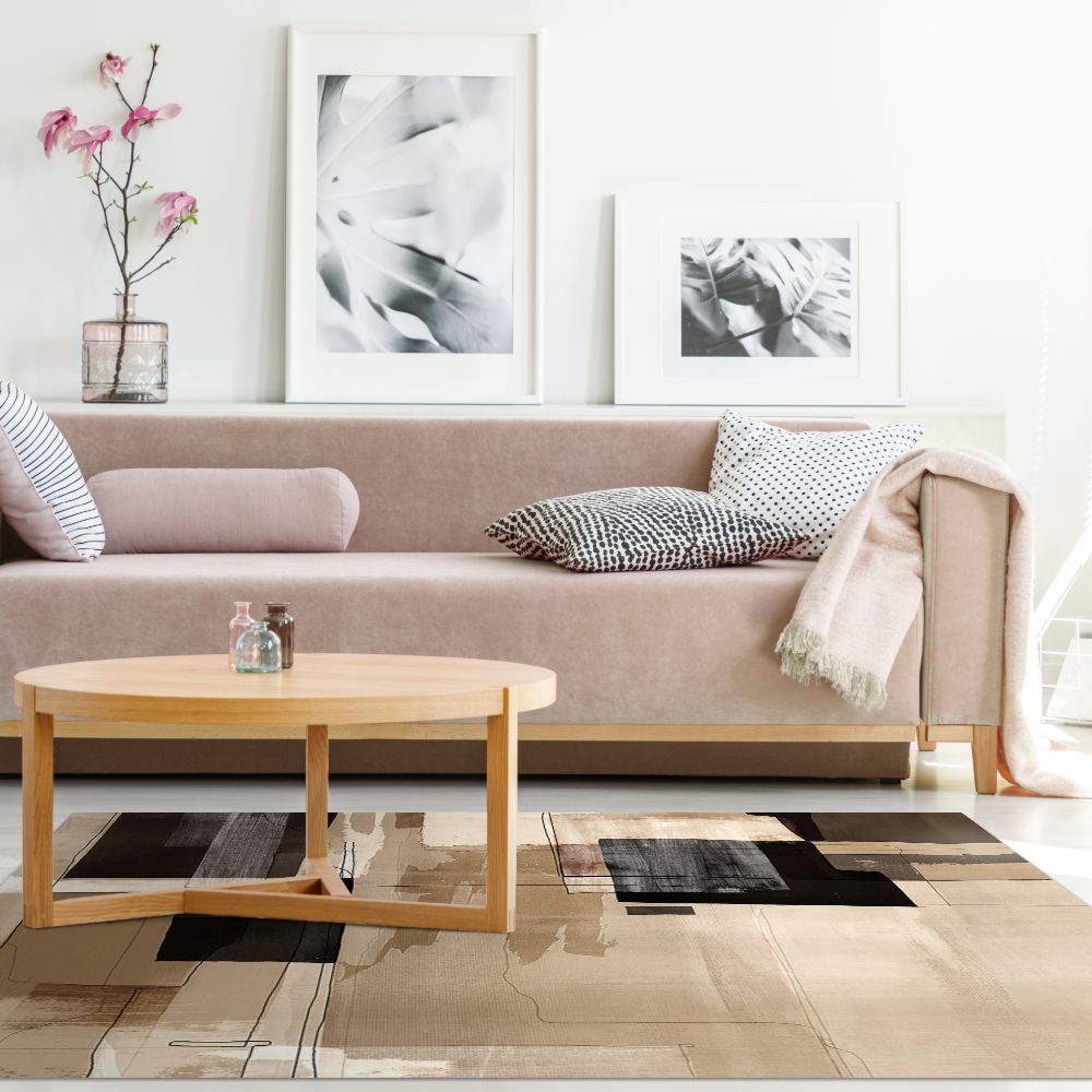 Tapis n°472 Motifs modernes artistiques