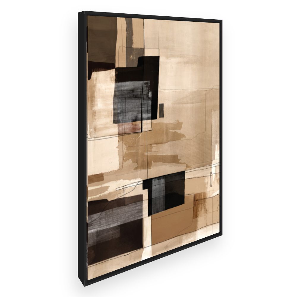 Toile Carrés abstraits élégants