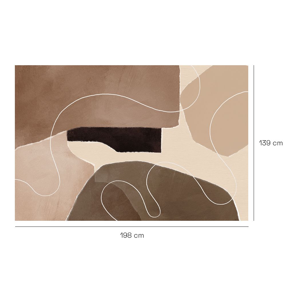 Tapis n°473 Motifs organiques apaisants