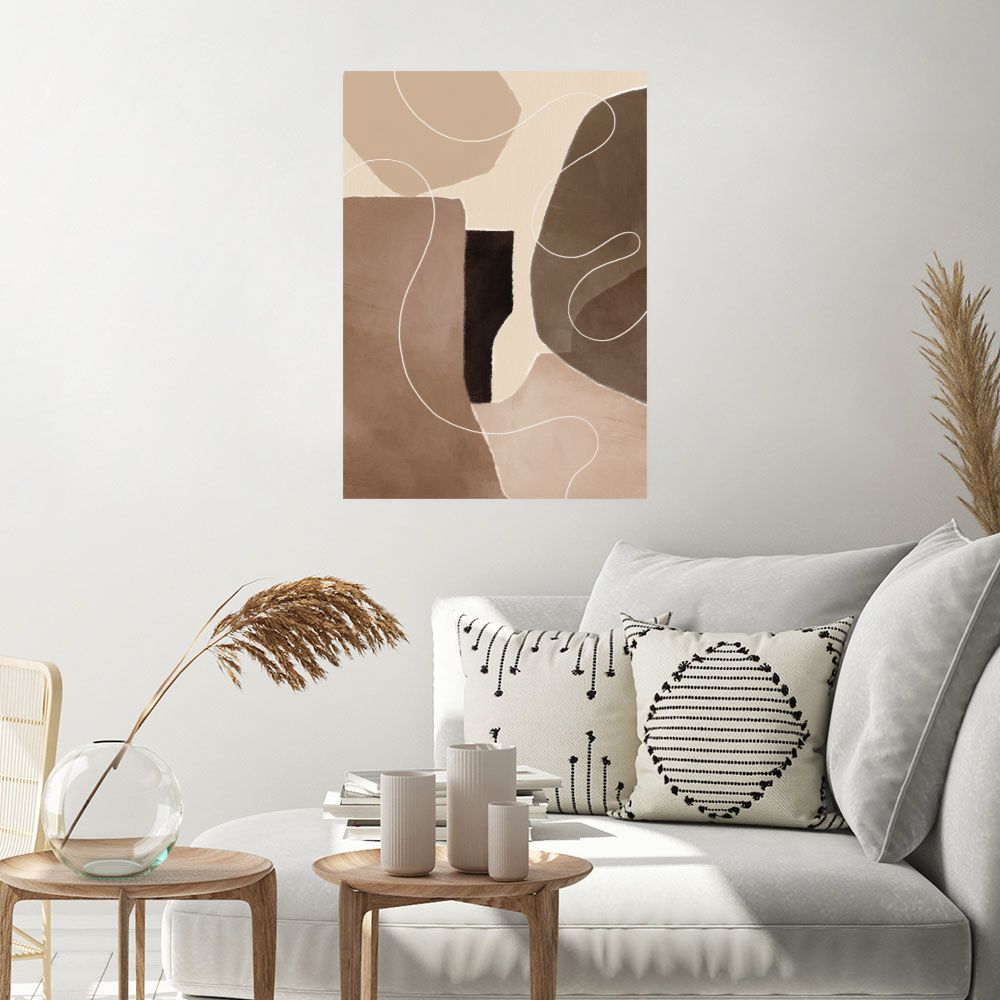 Affiche Formes abstraites élégantes