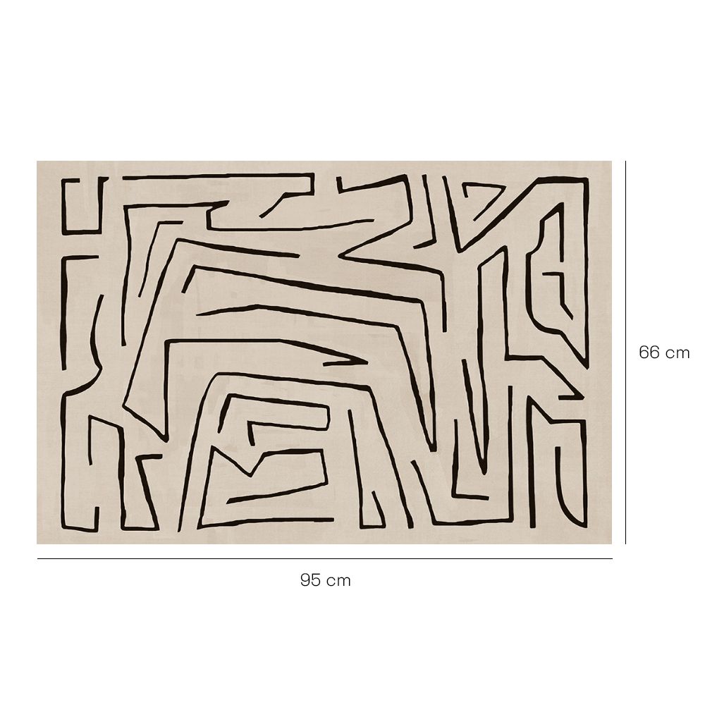 Tapis n°474 Lignes audacieuses artistiques