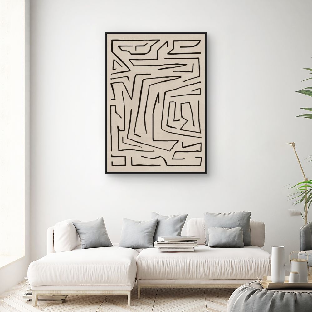 Tableau Labyrinthe artistique