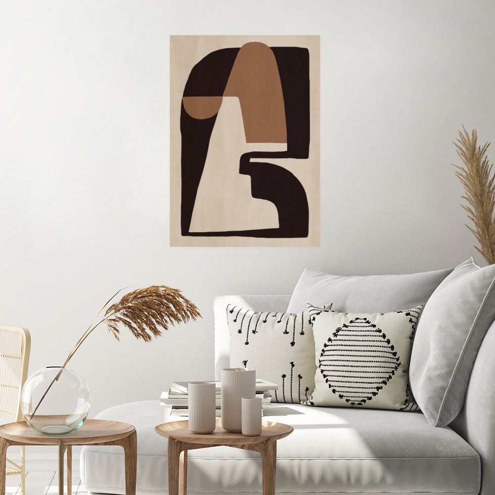 Affiche Formes abstraites élégantes