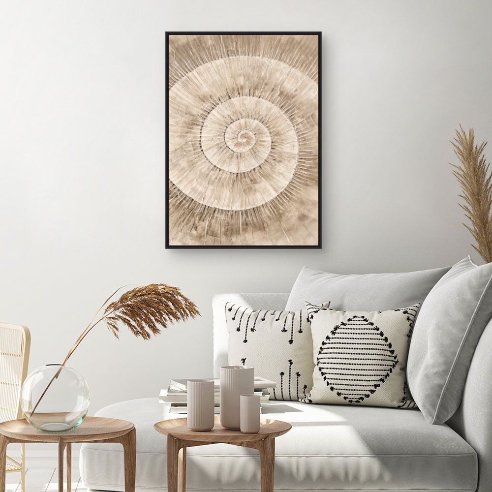 Tableau Spirale texturée