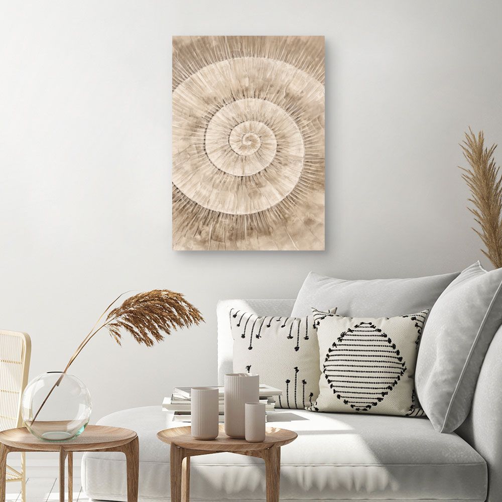 Tableau Spirale texturée