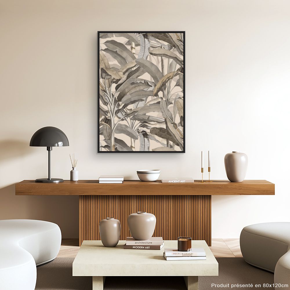 Tableau Feuillage tropical