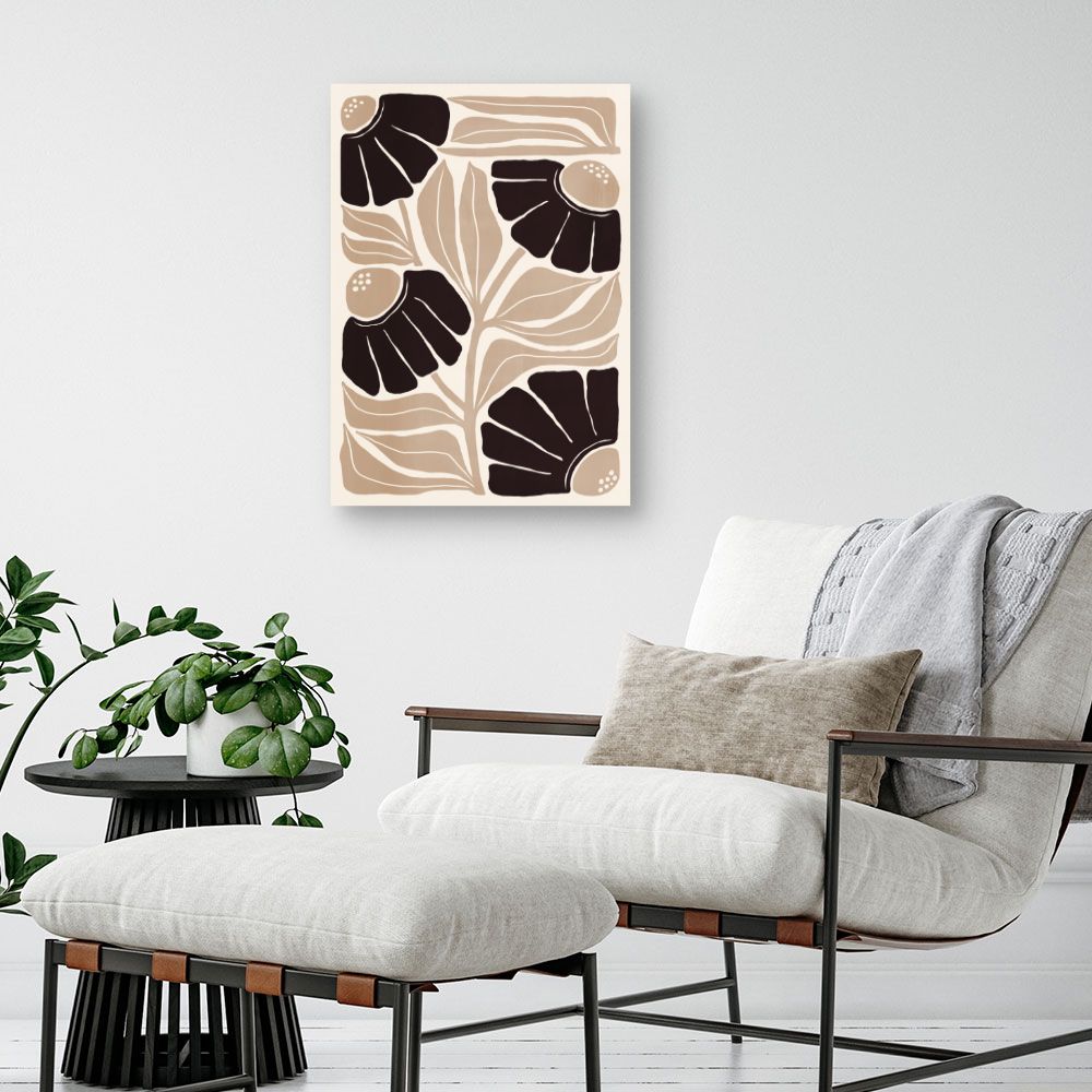 Tableau Fleurs abstraites