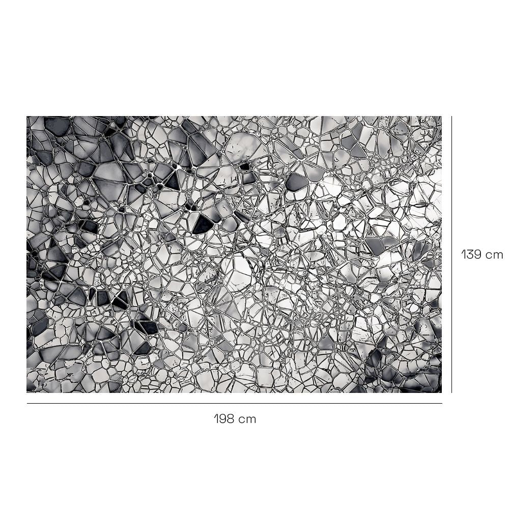 Tapis n°479 Motifs fragmentés élégants
