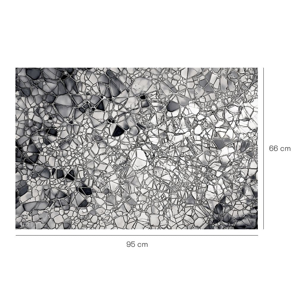 Tapis n°479 Motifs fragmentés élégants