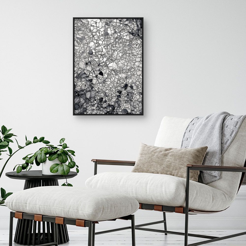 Tableau Motifs fractals élégants