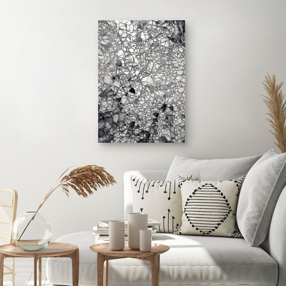 Tableau Motifs fractals élégants