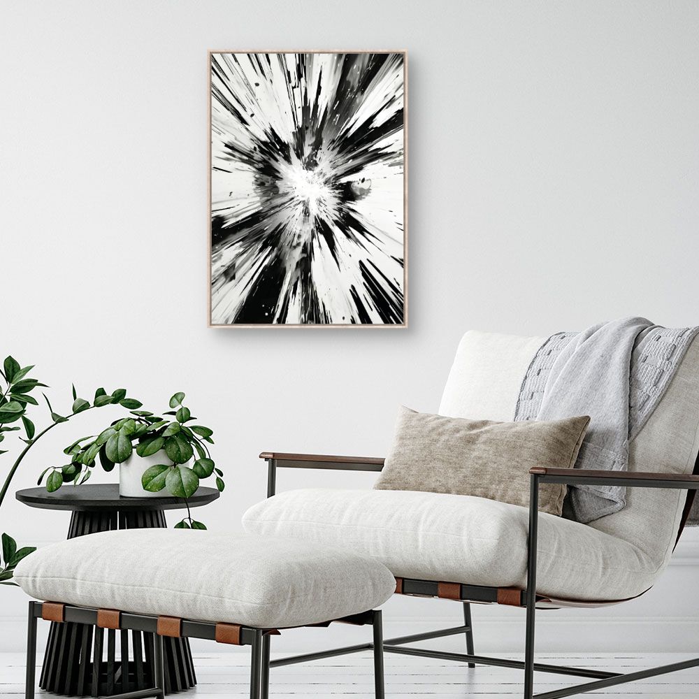 Tableau Explosion abstraite