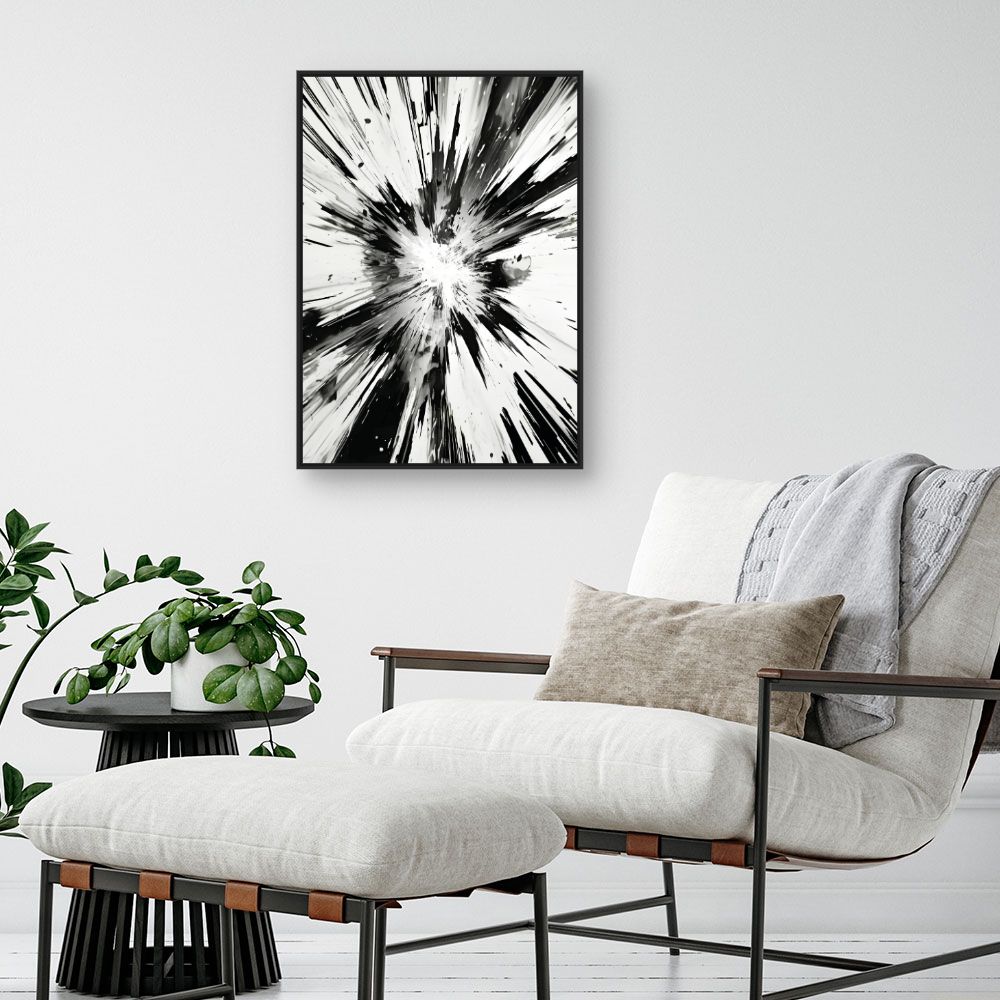 Tableau Explosion abstraite