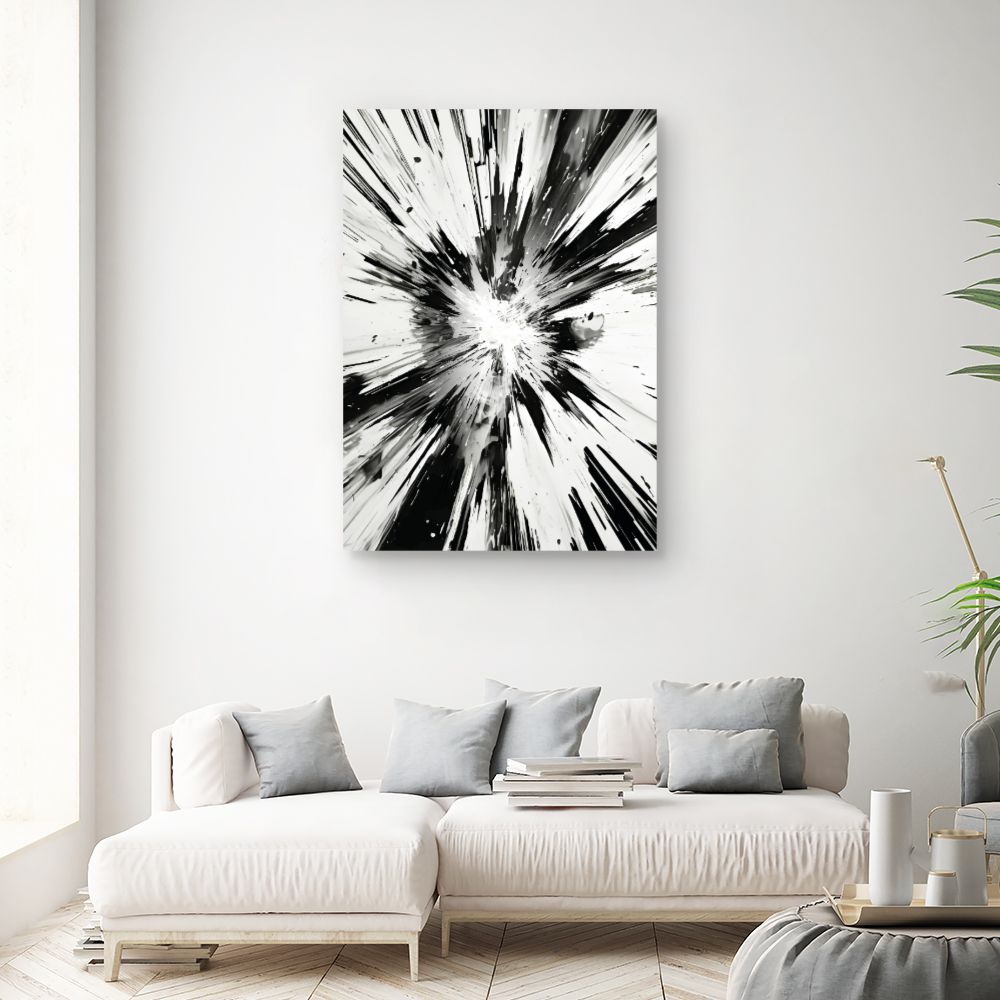 Tableau Explosion abstraite