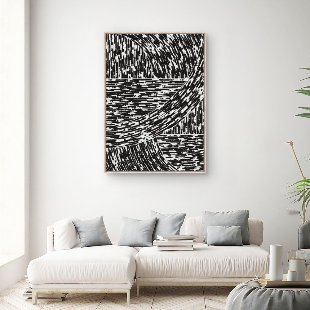 Tableau Motifs abstraits dynamiques