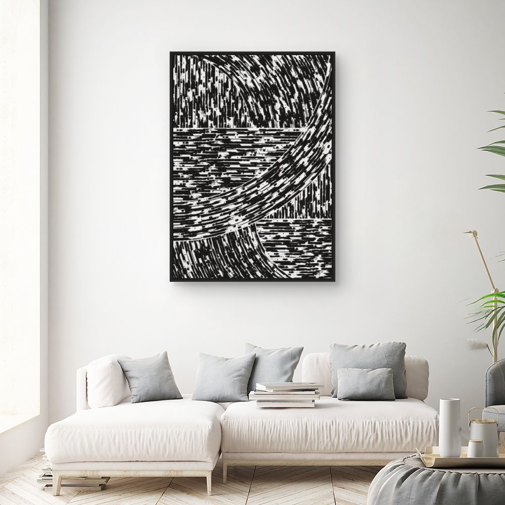 Tableau Motifs abstraits dynamiques