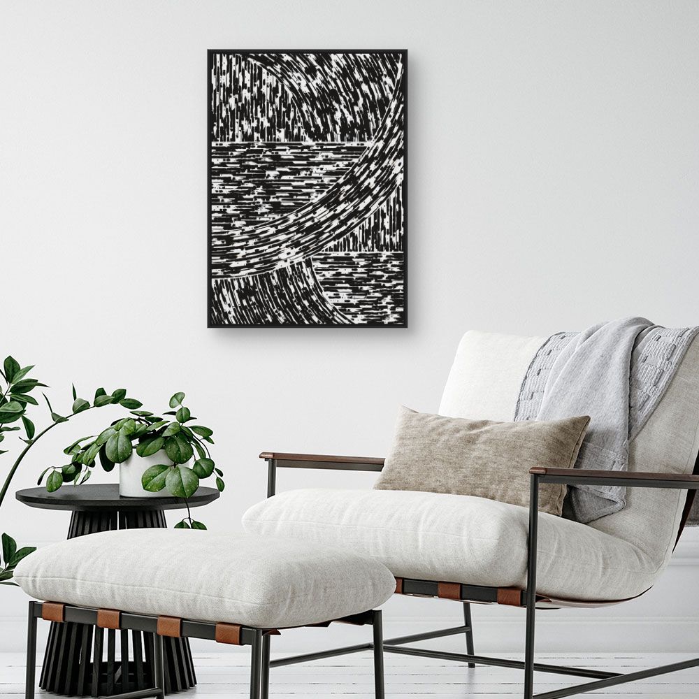 Tableau Motifs abstraits dynamiques