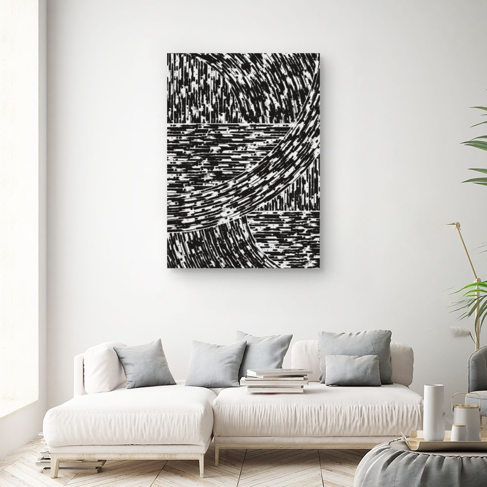 Tableau Motifs abstraits dynamiques