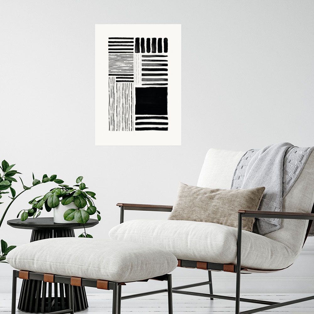 Affiche Lignes géométriques modernes