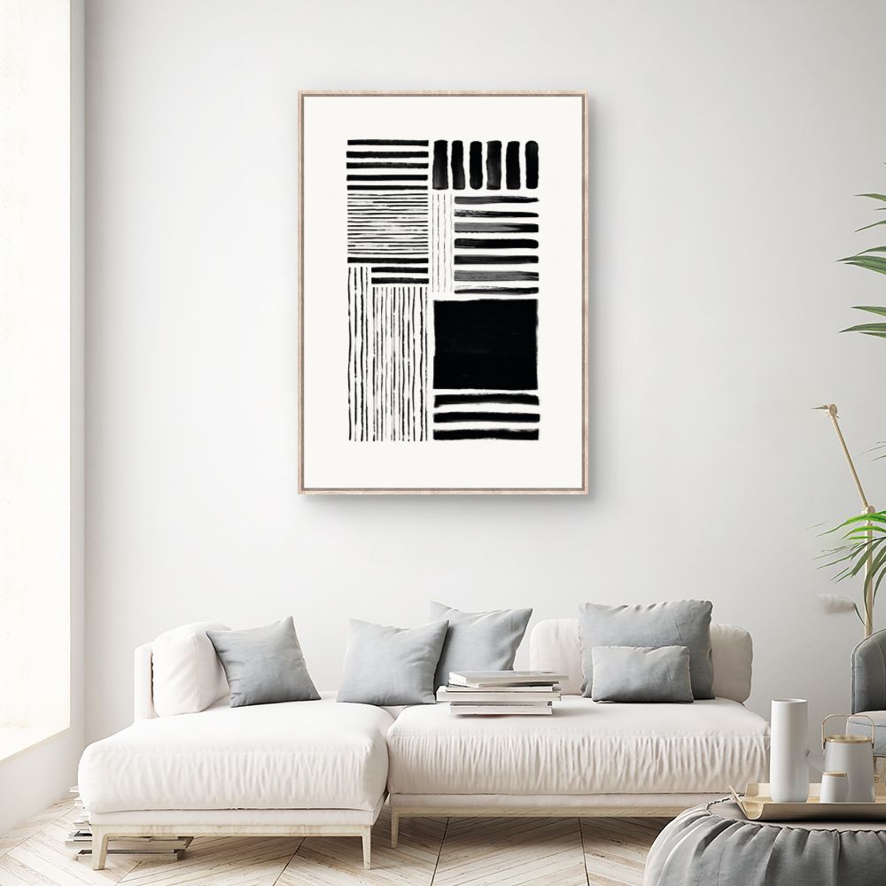 Tableau Lignes abstraites modernes