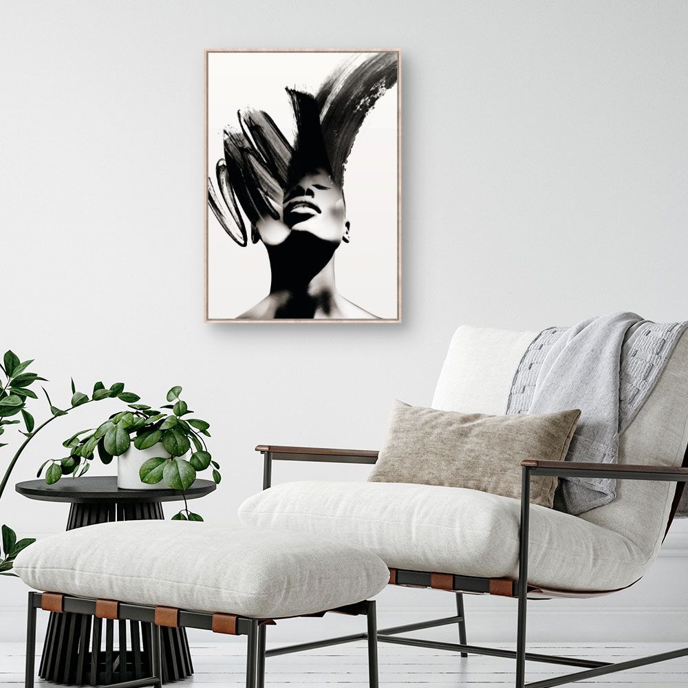 Tableau Visage artistique élégant