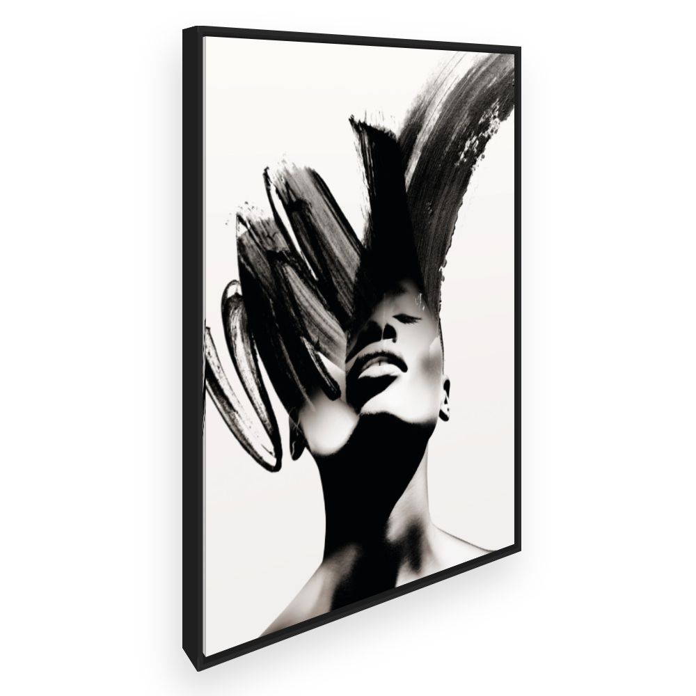 Toile Visage artistique élégant