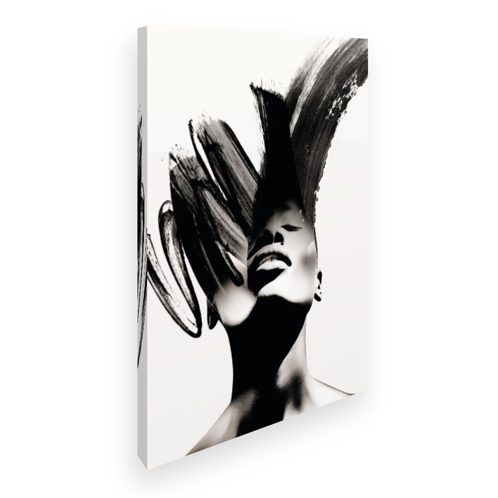 Toile Visage artistique élégant