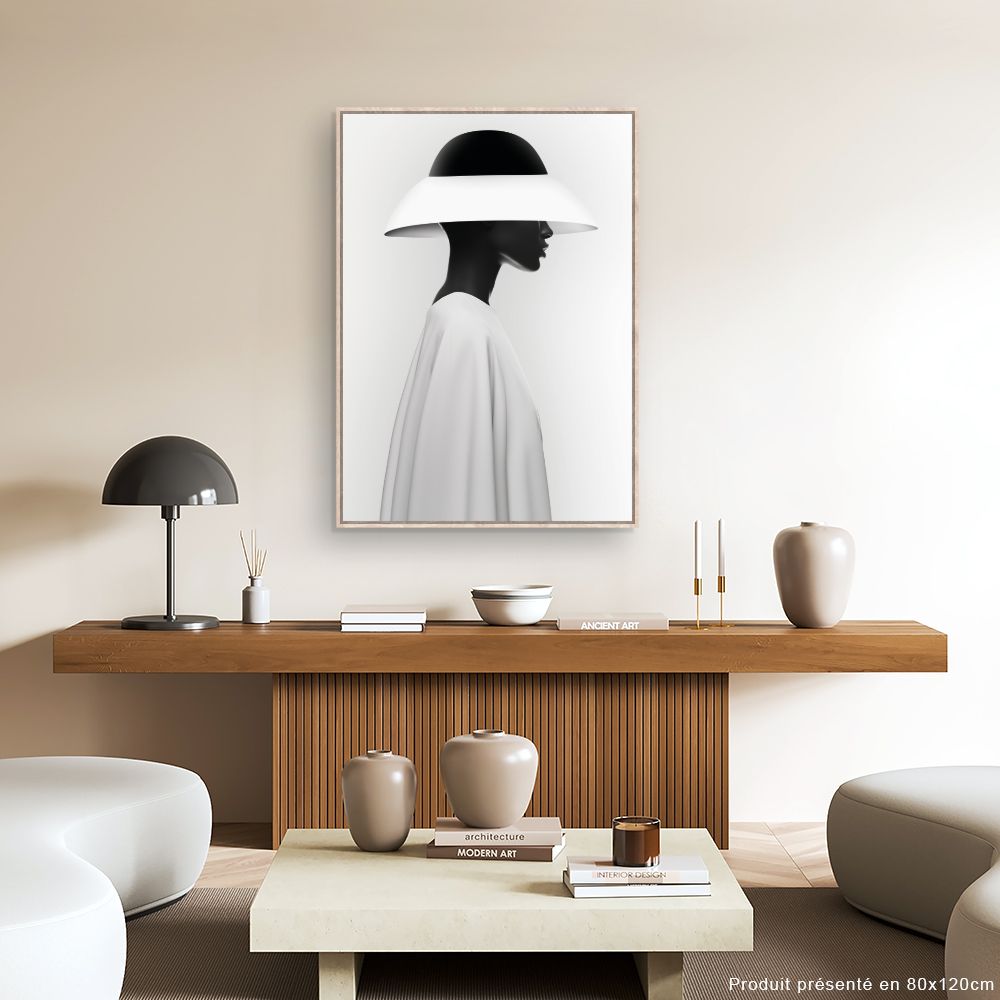 Tableau Silhouette futuriste