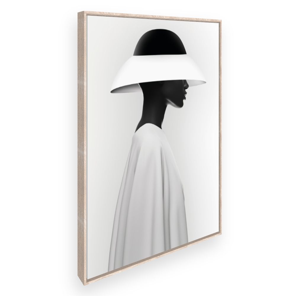 Toile Silhouette futuriste