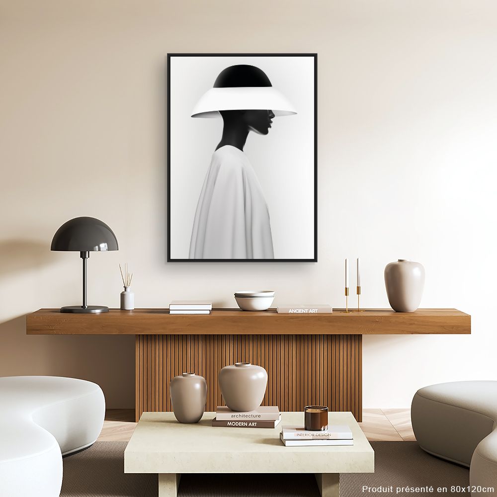 Tableau Silhouette futuriste