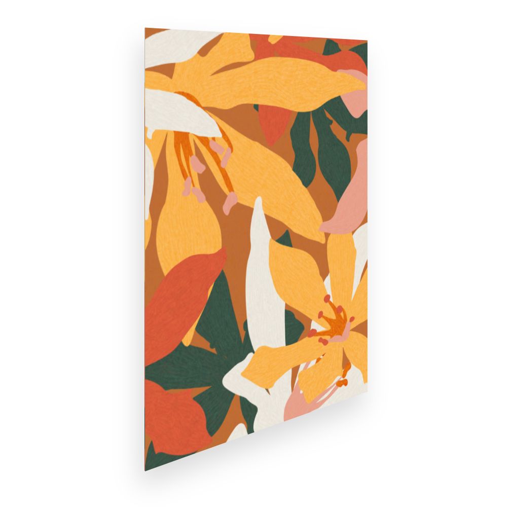 Affiche Fleurs vibrantes
