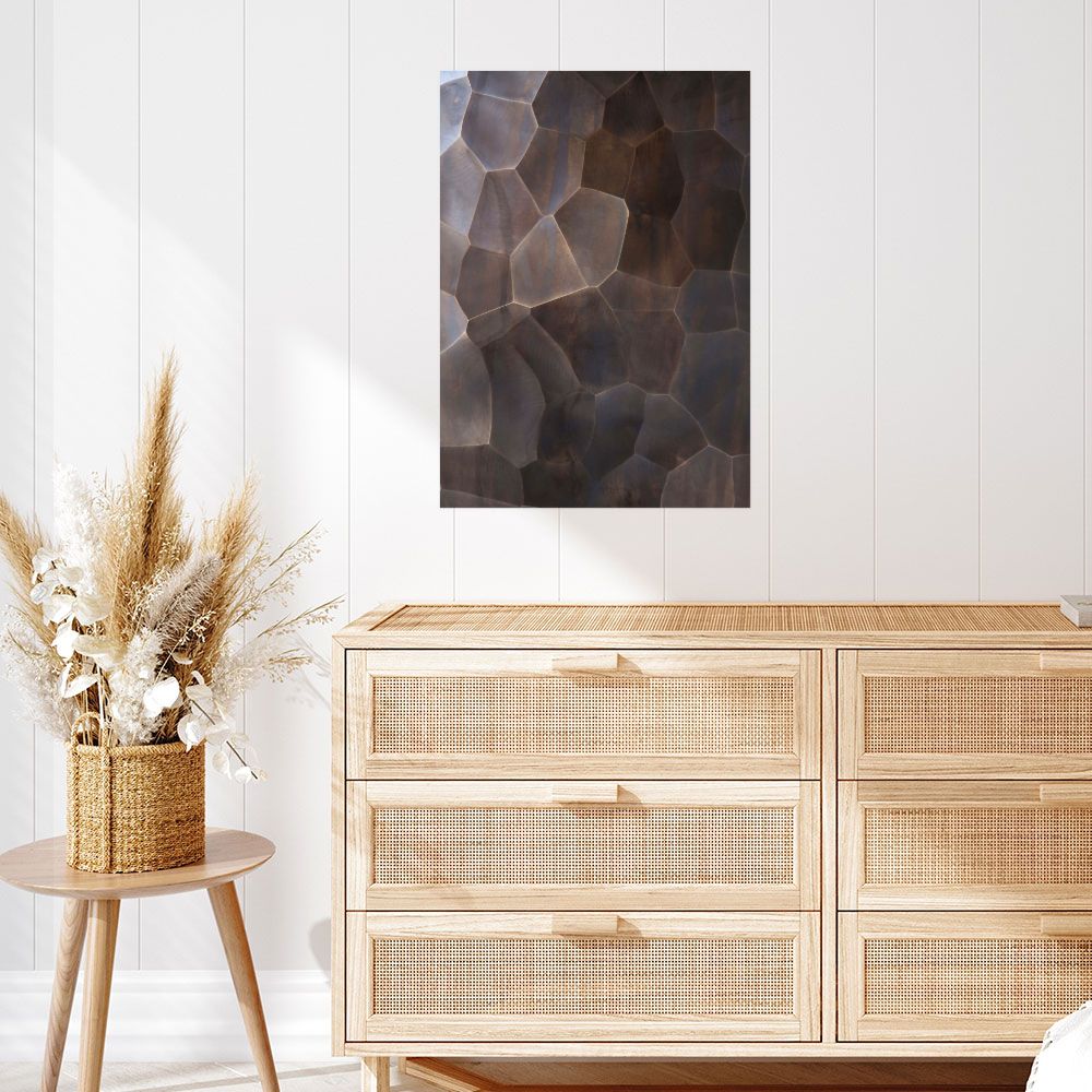 Affiche Alvéoles métalliques