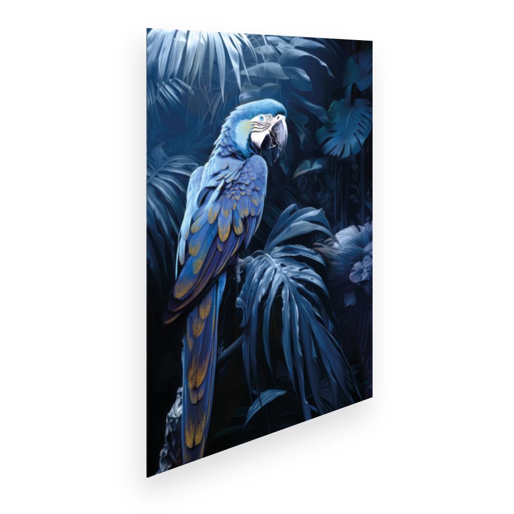 Affiche Perroquet exotique vibrant