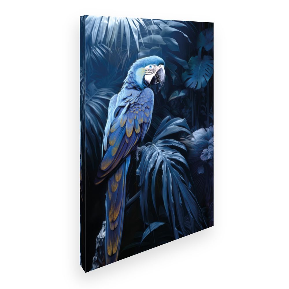 Toile Perroquet tropical