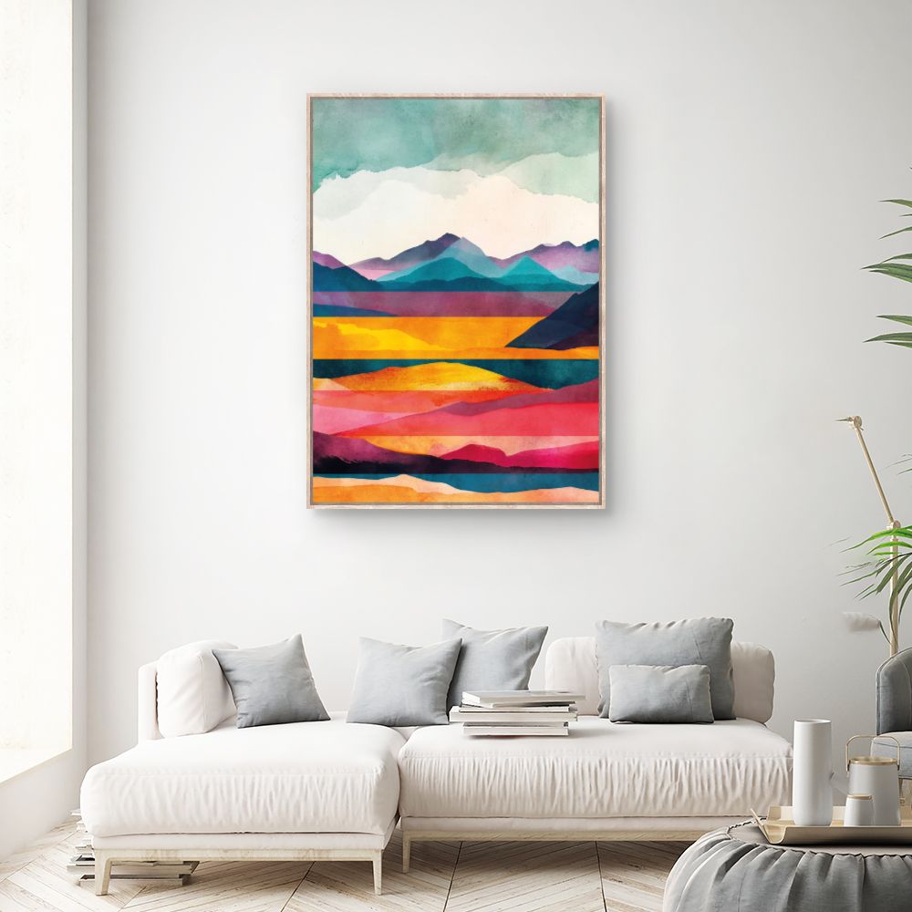 Tableau Paysage vibrant