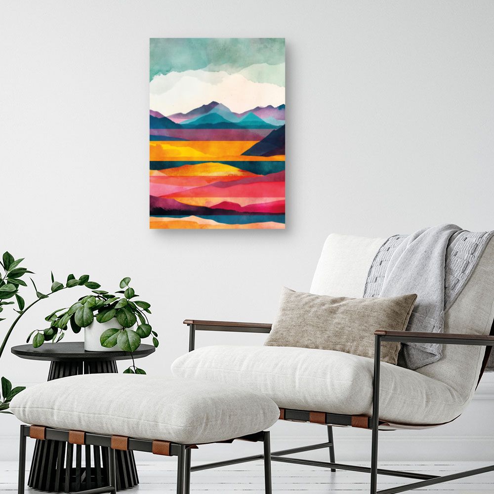 Tableau Paysage vibrant