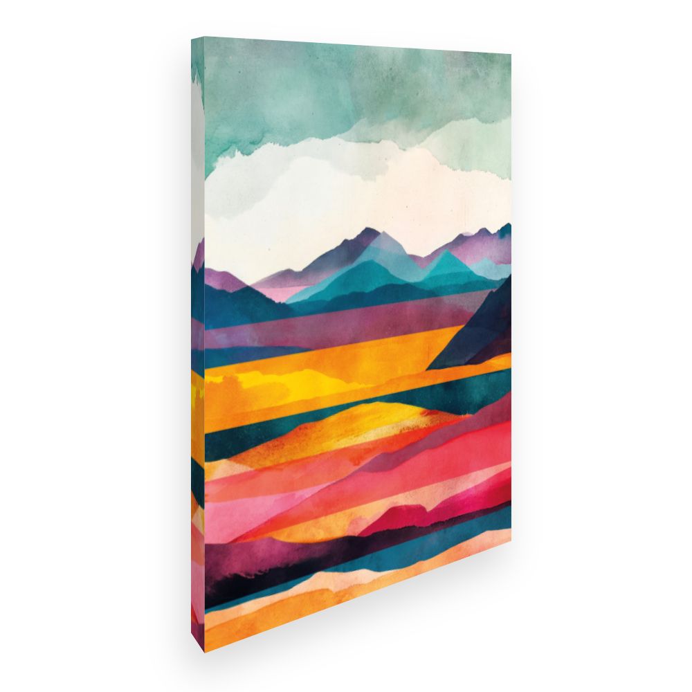 Toile Paysage vibrant