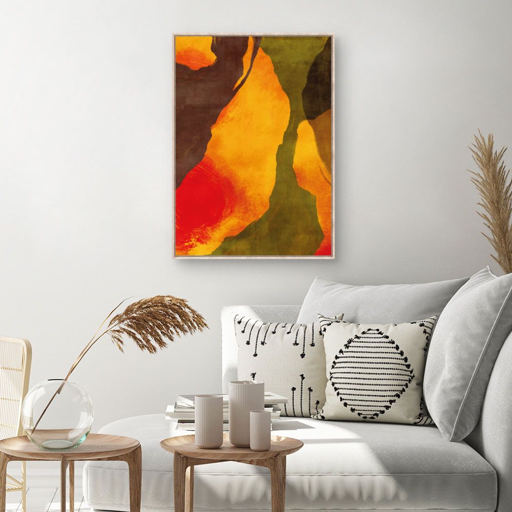 Tableau Abstrait flamboyant