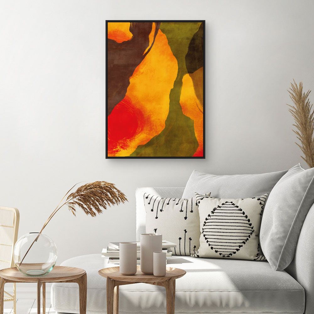 Tableau Abstrait flamboyant