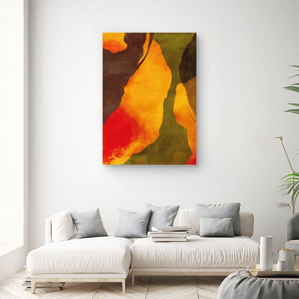 Tableau Abstrait flamboyant