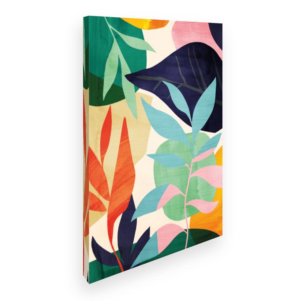 Toile Feuillage vibrant