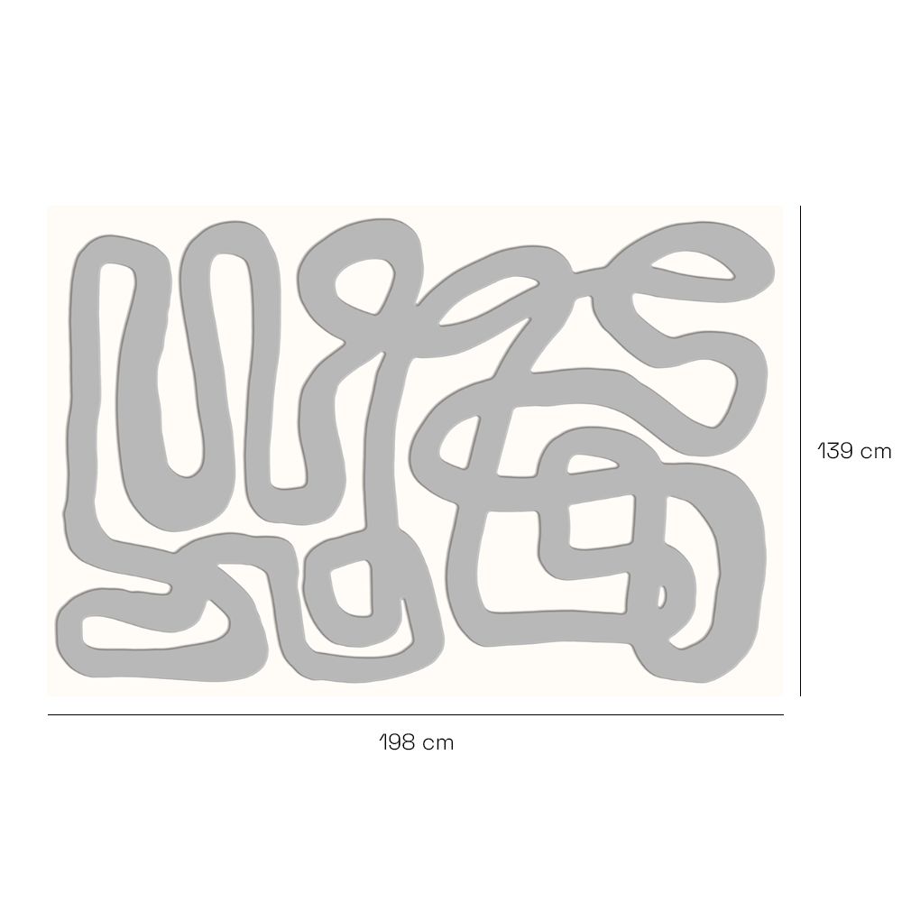 Tapis n°489 Motifs sinueux modernes