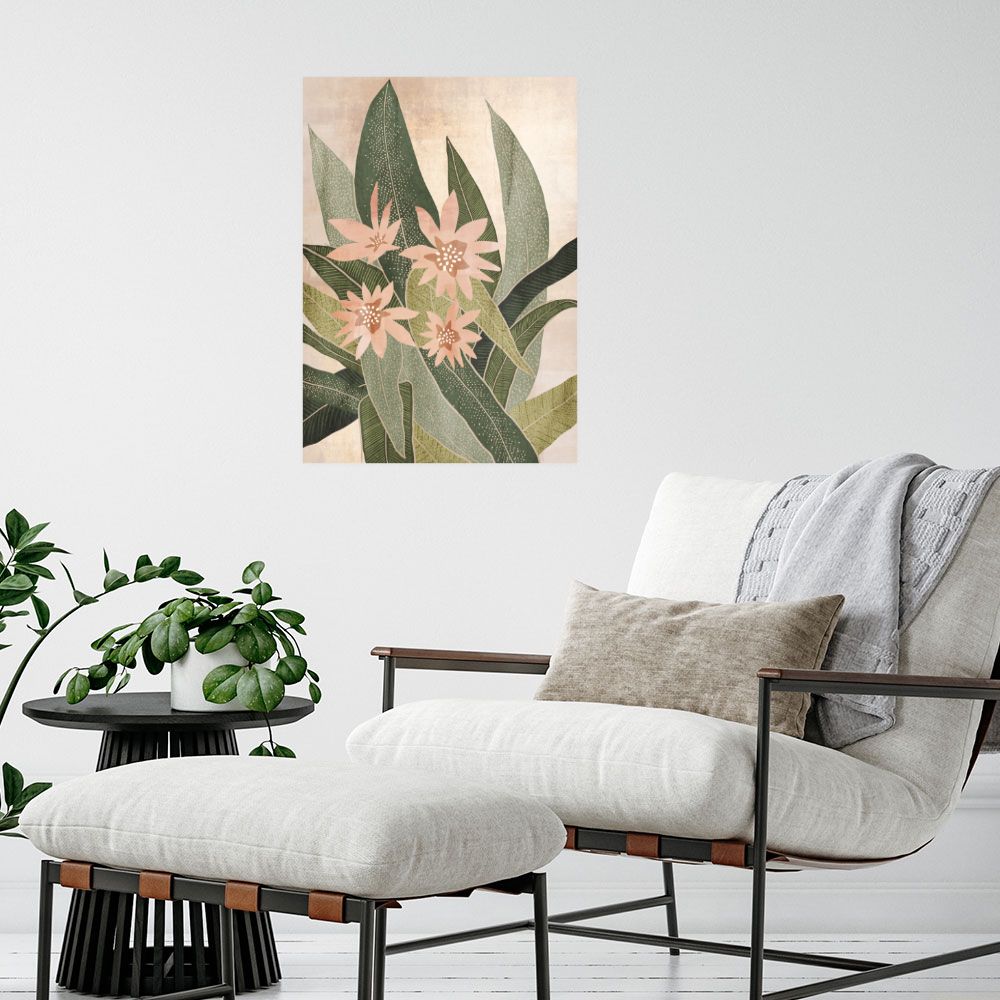Affiche Fleurs tropicales vibrantes