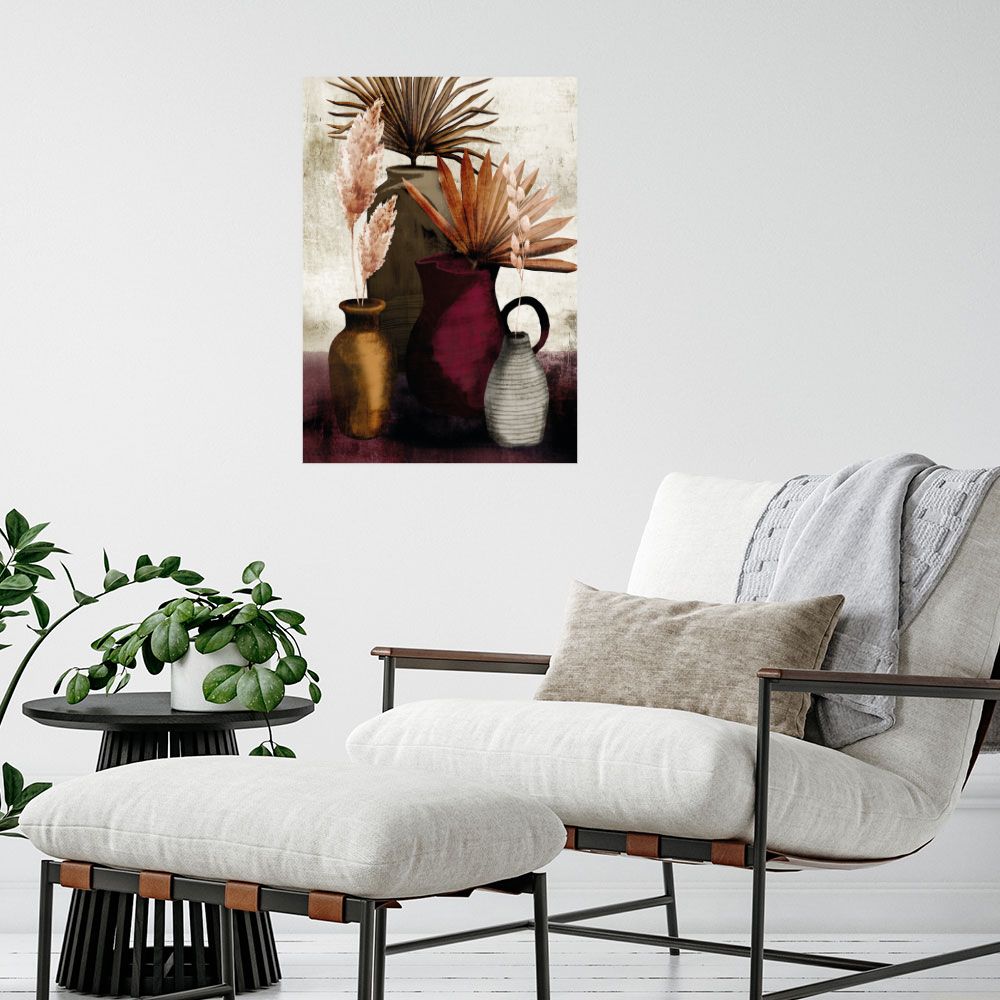 Affiche Vases rustiques
