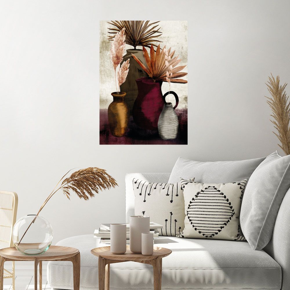 Affiche Vases rustiques
