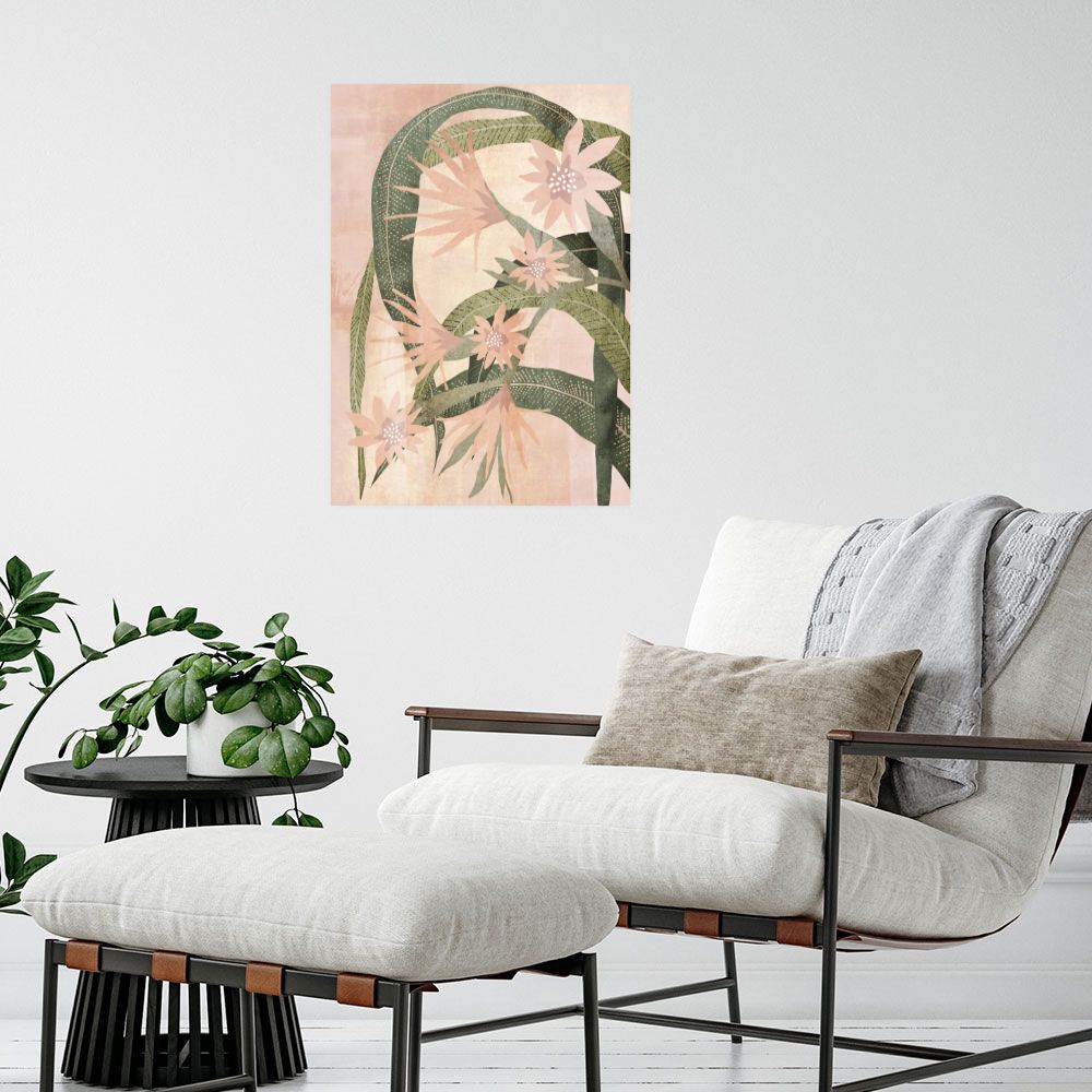 Affiche Fleurs tropicales élégantes
