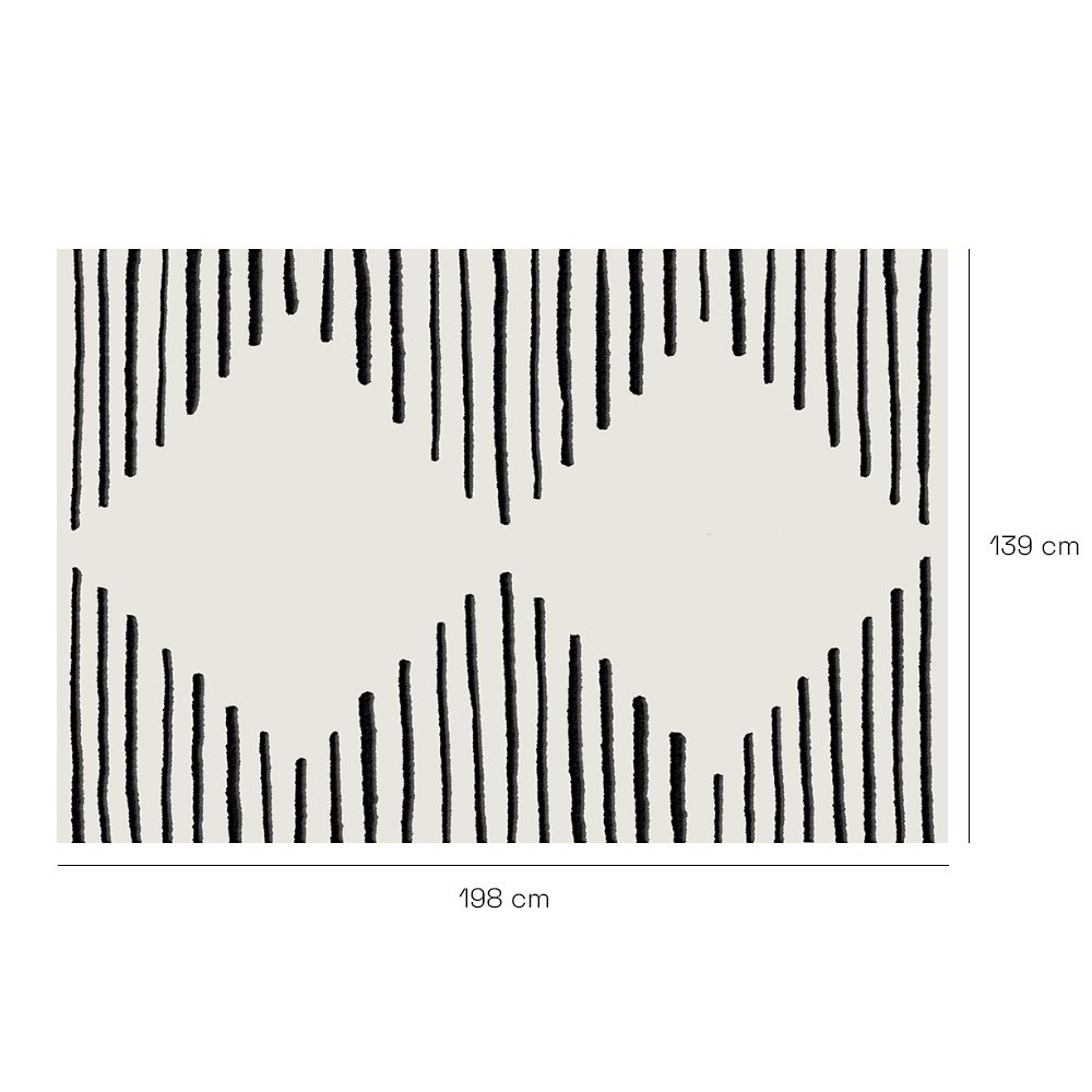 Tapis n°497 Motifs linéaires élégants
