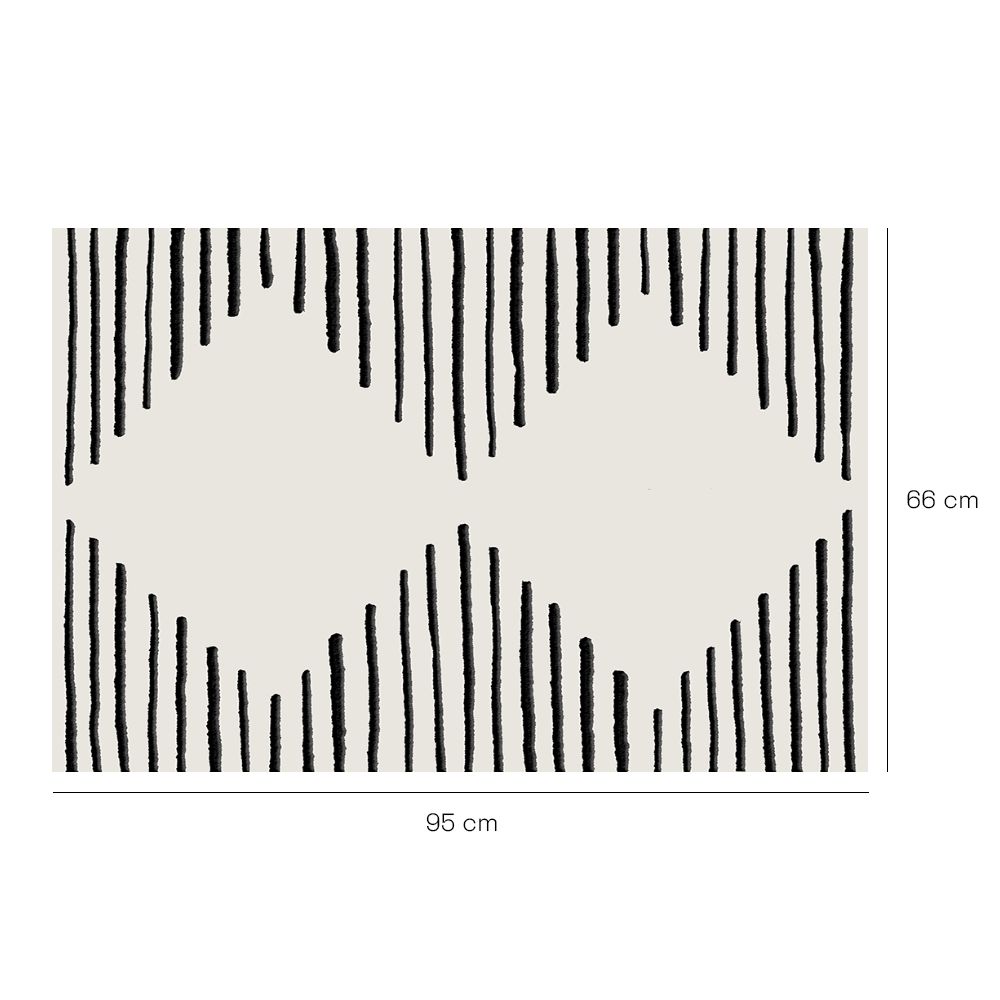 Tapis n°497 Motifs linéaires élégants