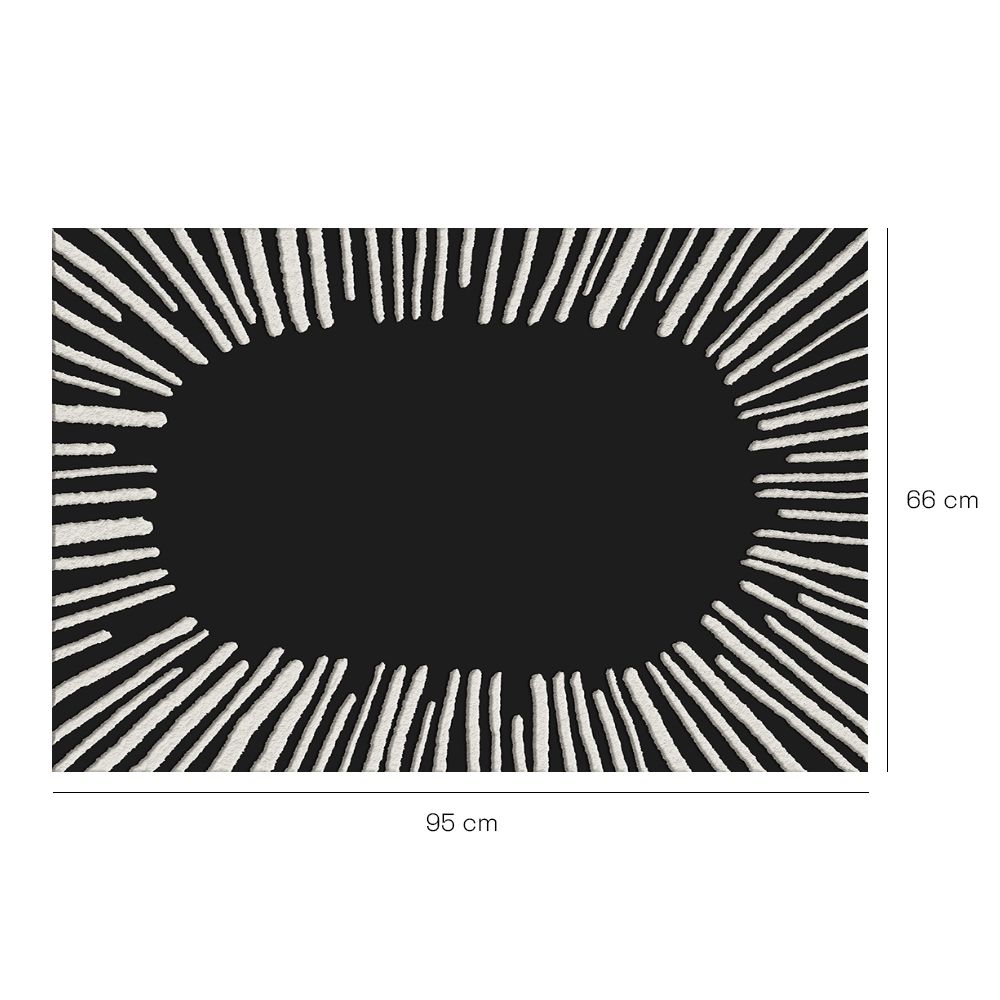 Tapis n°498 Motifs rayonnants audacieux